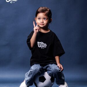 SSMZA KIDS OVERSIZED - BLACK